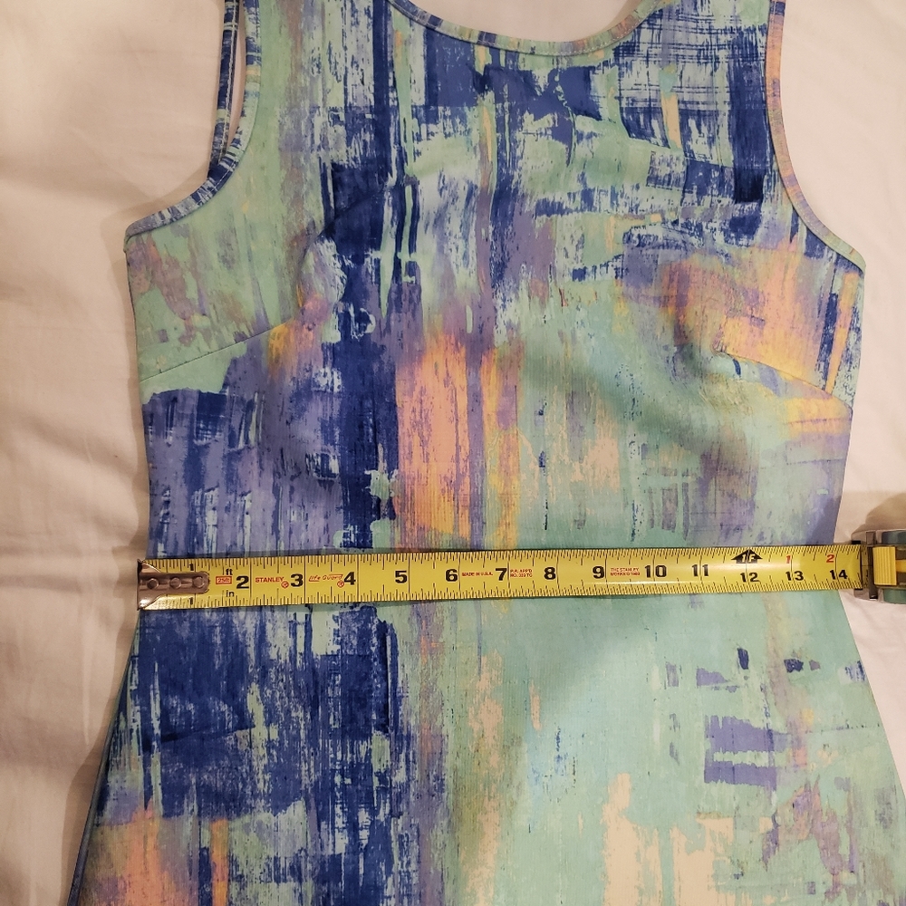 Abstract print bodycon dress - Picture 5 of 8